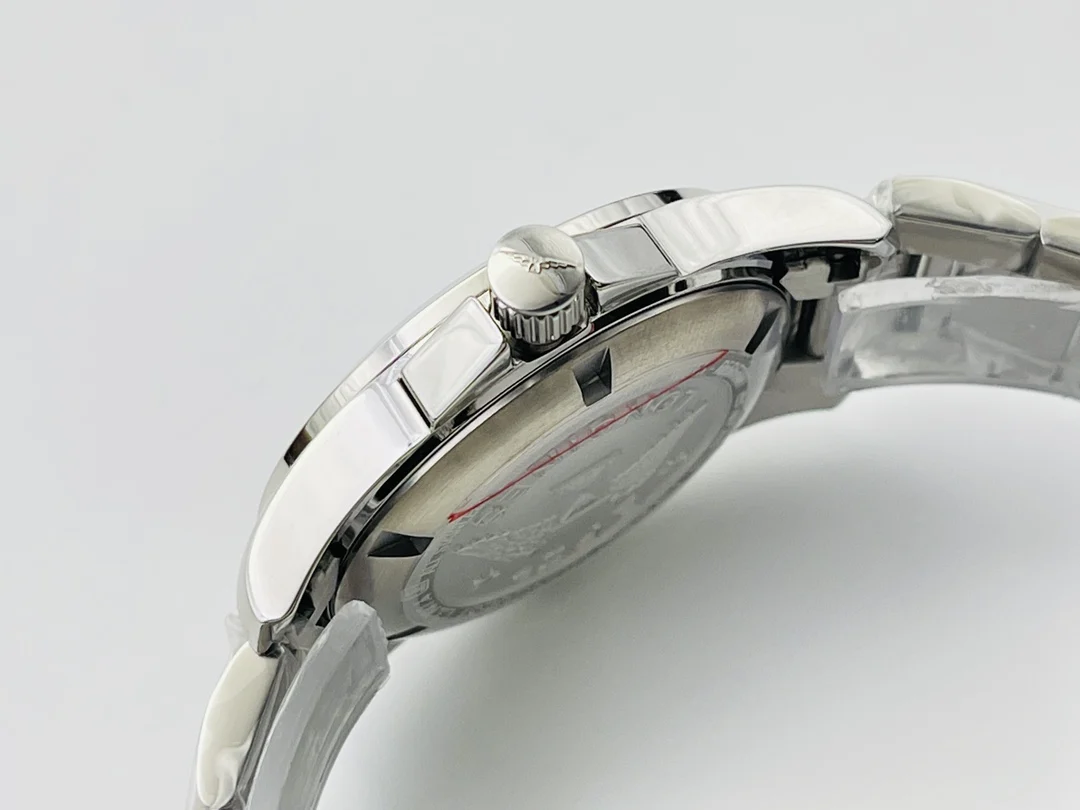 Longines Conquest Steel — photographed off the sweep