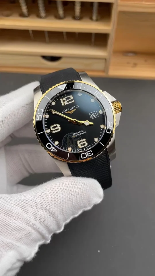 Longines Conquest Two-Tone Black Dial 41mm