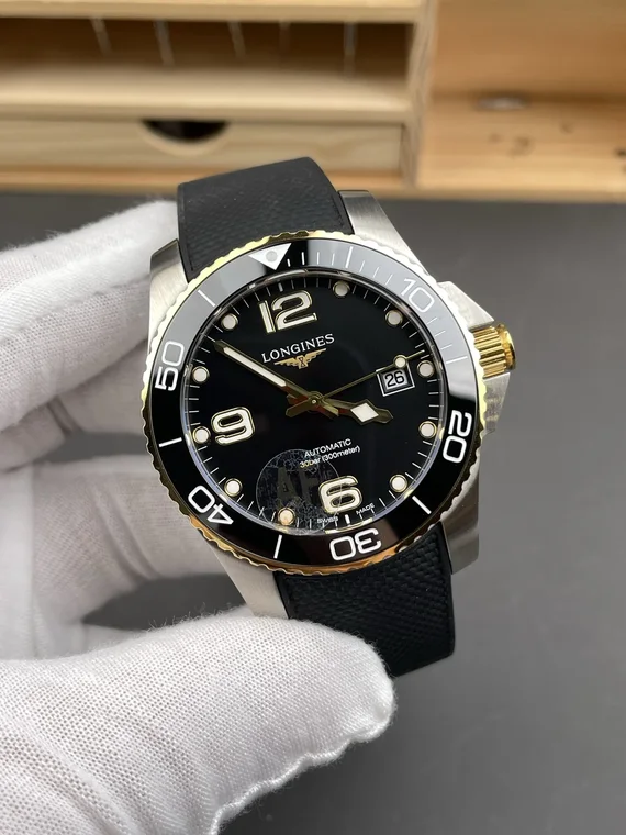 Longines Conquest Two-Tone Black Dial 41mm