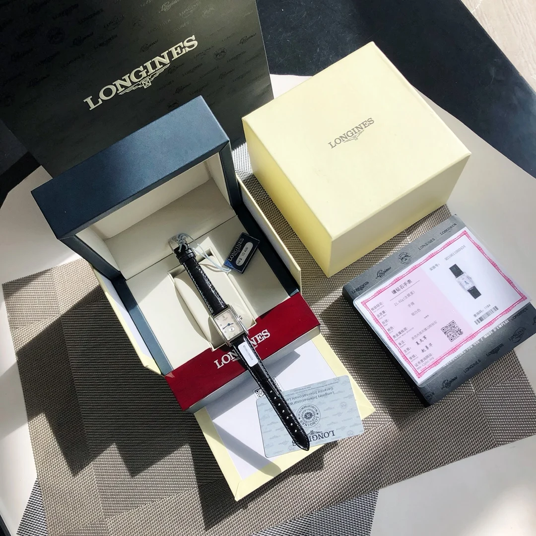 Longines DolceVita Steel Silver Dial Diamond-Set 20.80 × 32.00mm