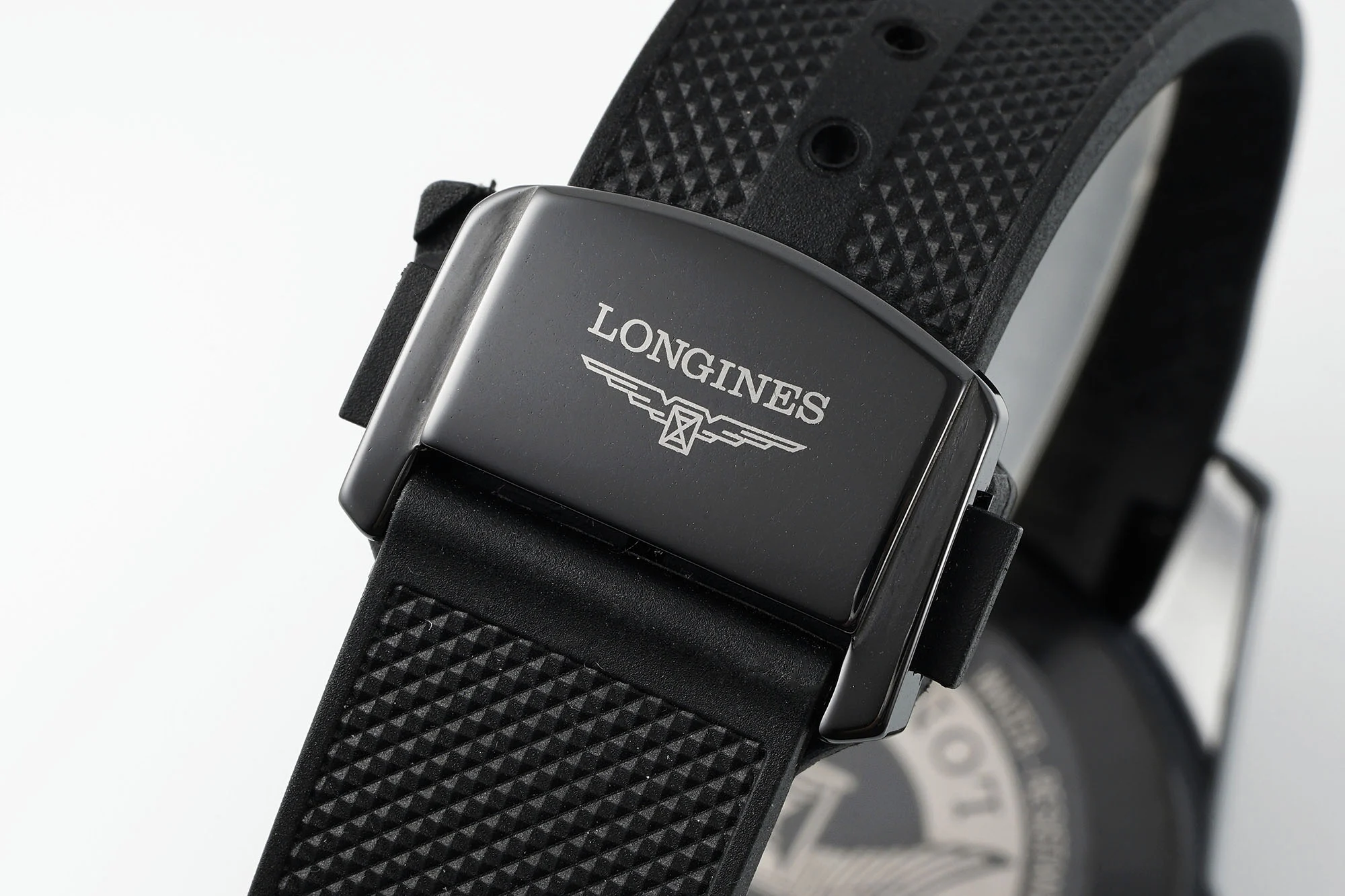 Longines HydroConquest — photographed off the sweep