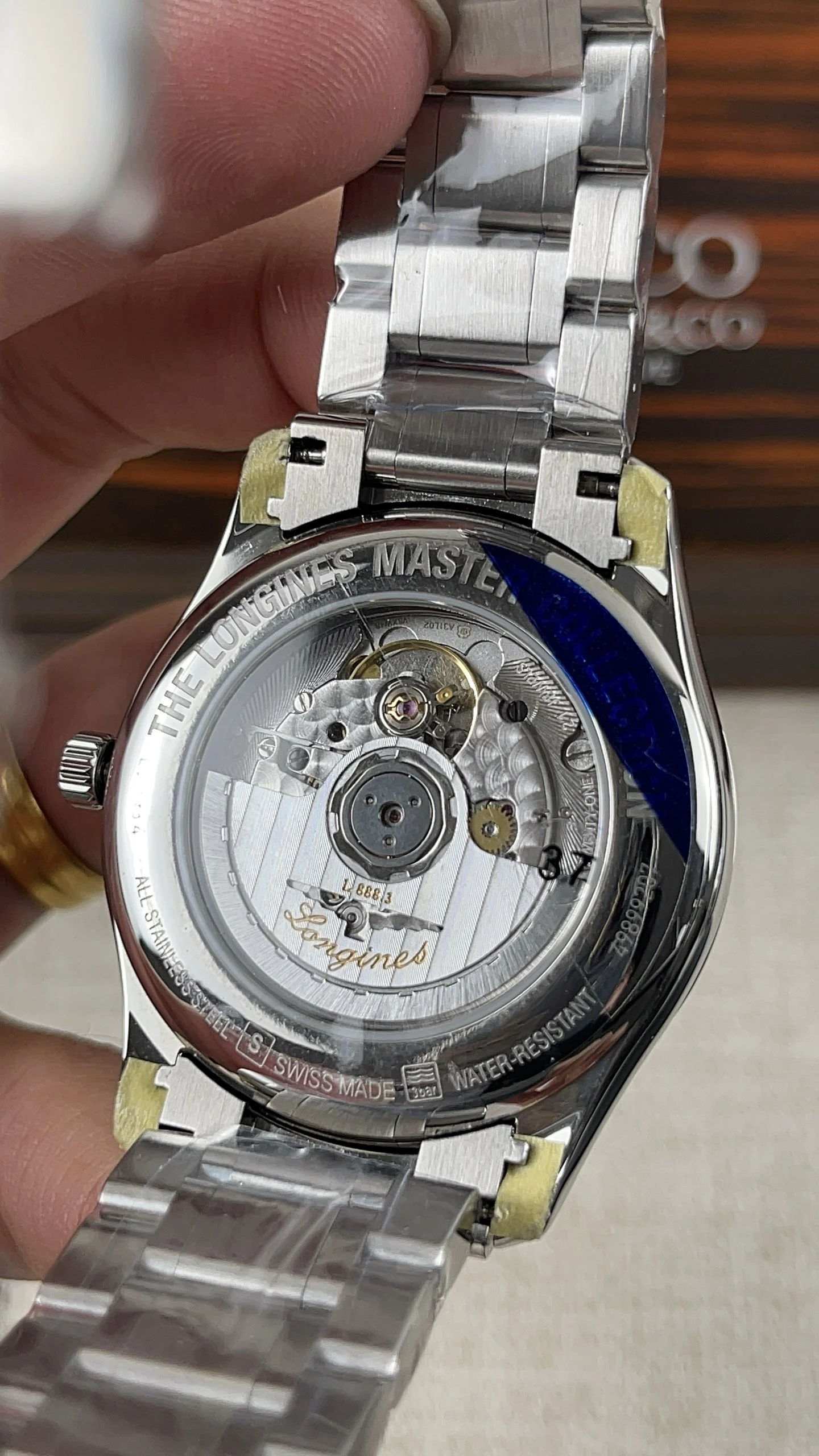 Longines Master Collection — photographed off the sweep