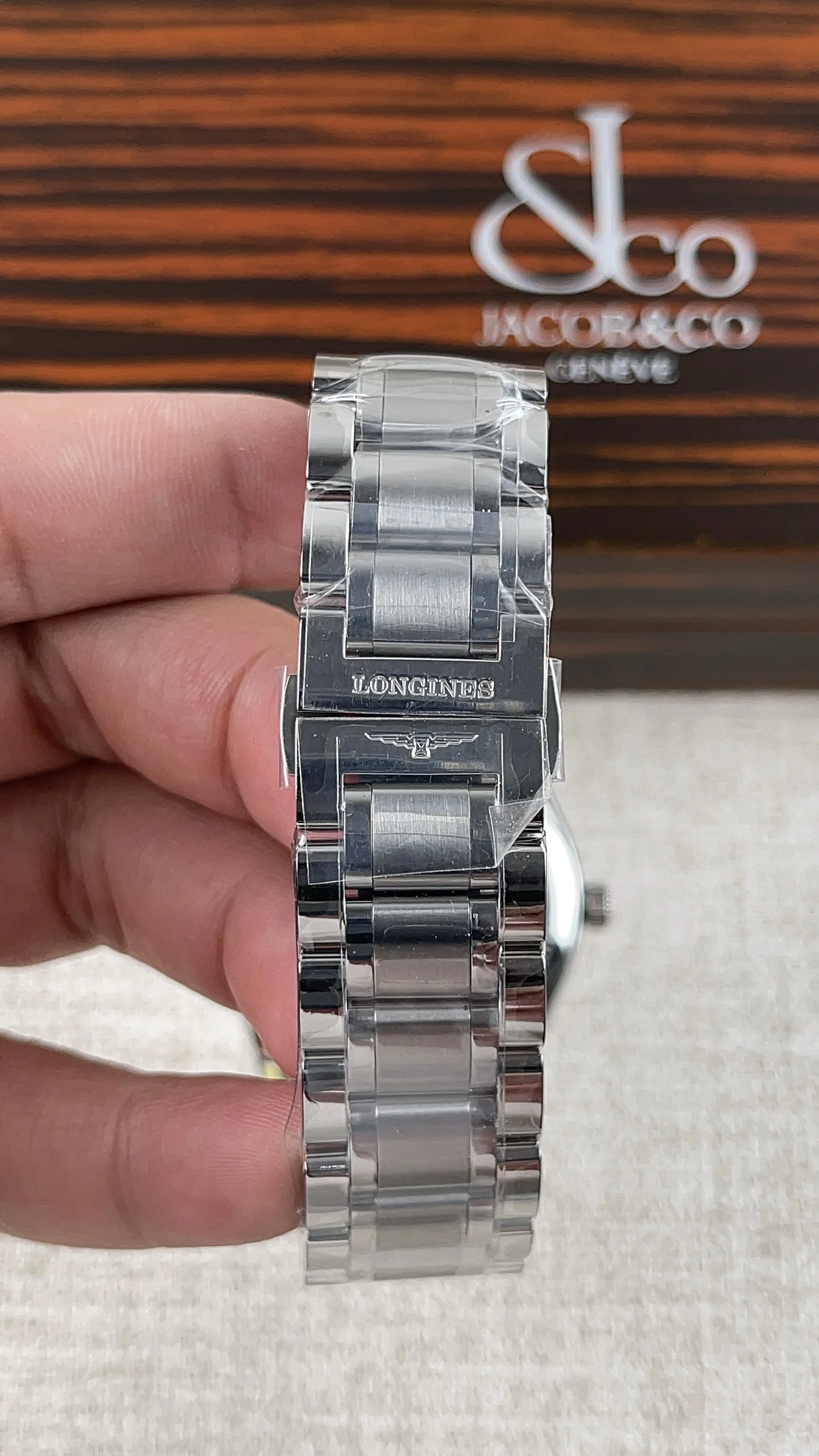 Longines Master Collection — photographed off the sweep