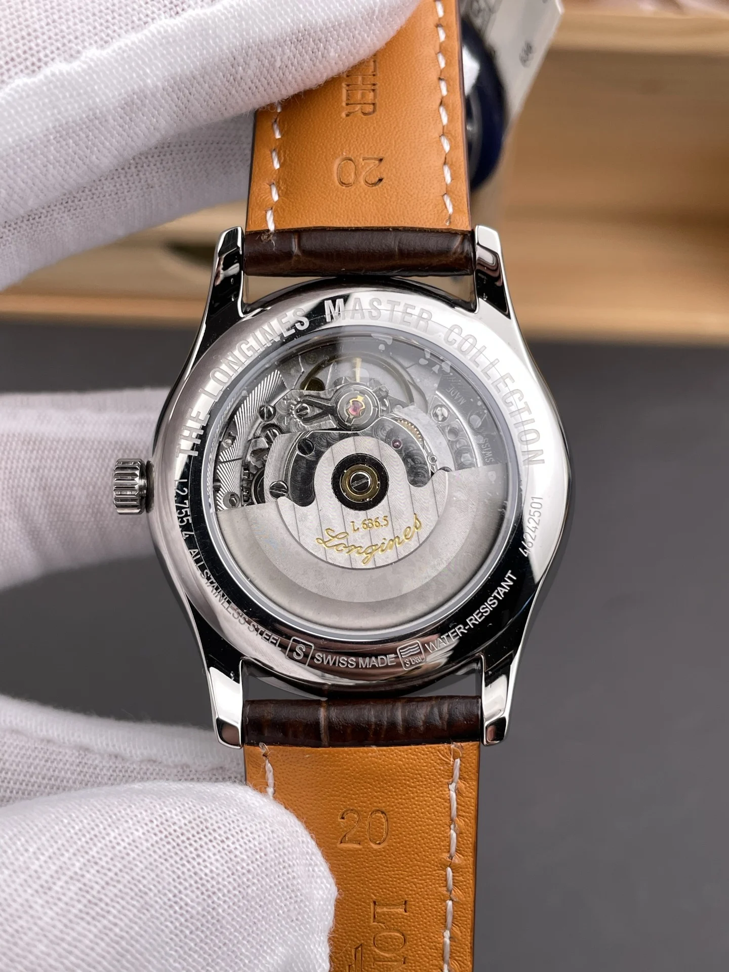 Longines Master Collection 38.5mm — photographed off the sweep