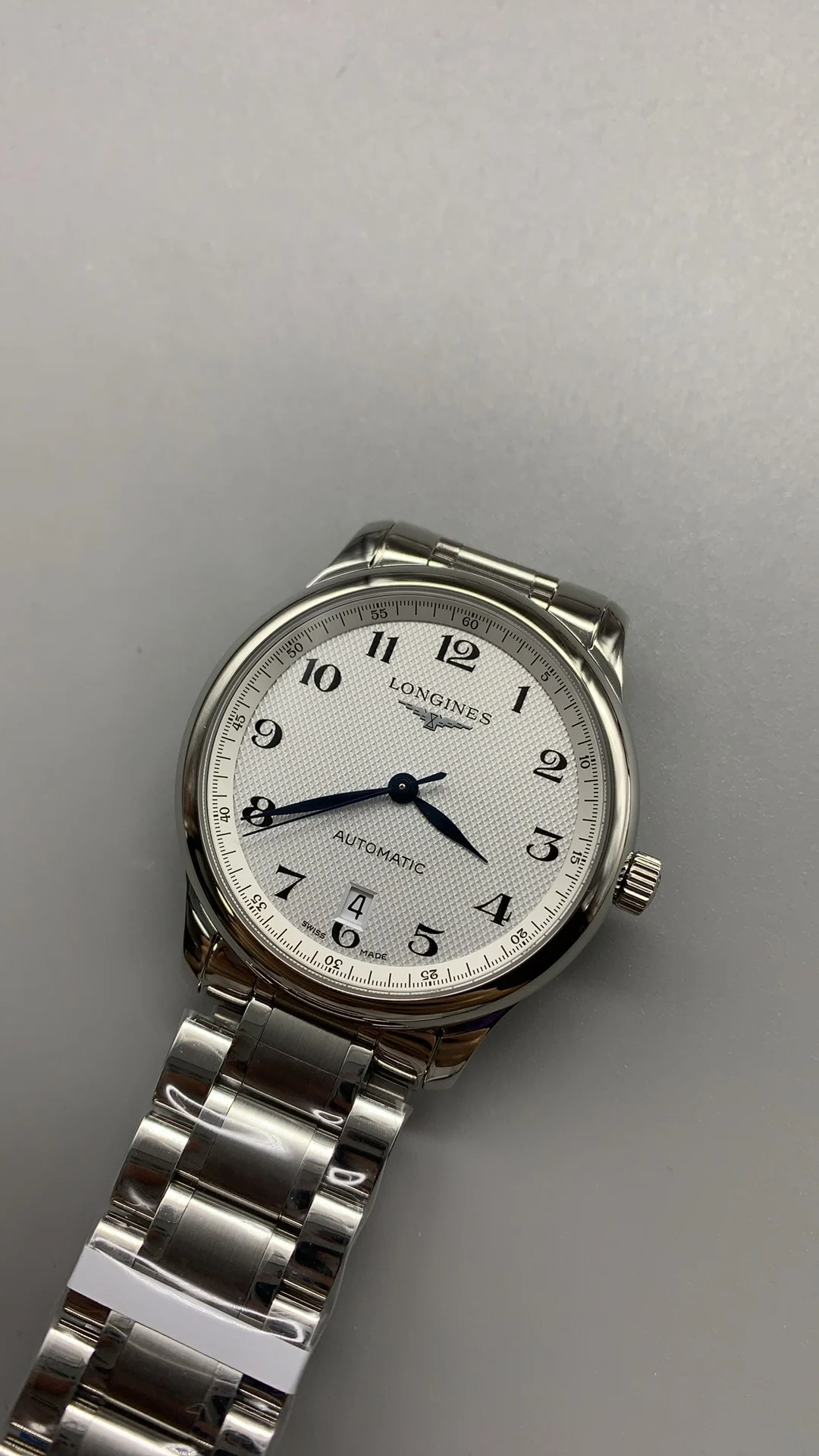 Longines Master Collection 38.5mm — photographed off the sweep