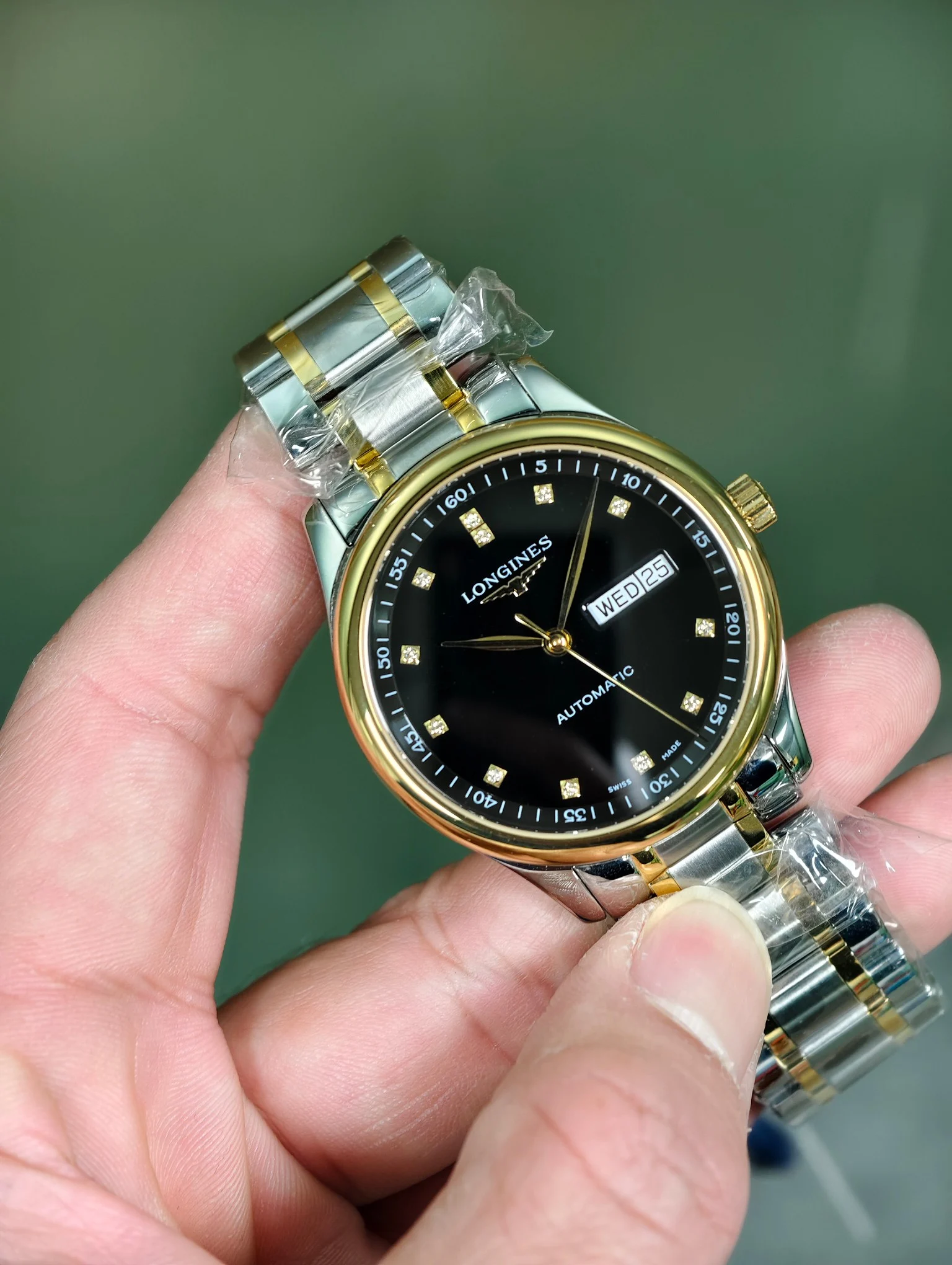 Longines Master Collection — photographed off the sweep
