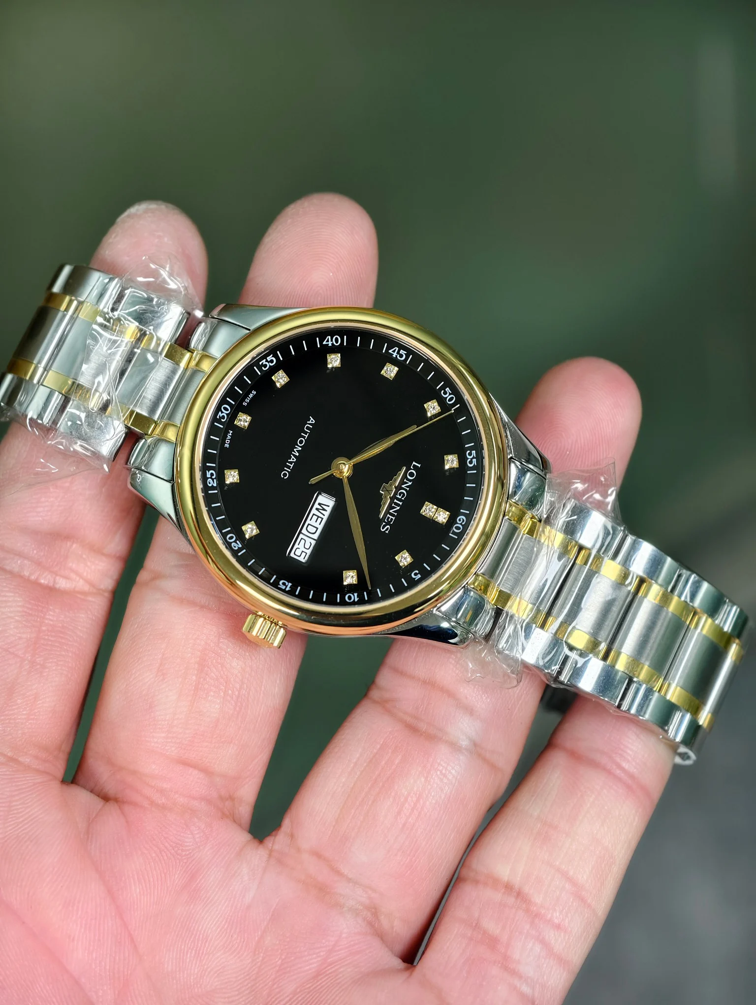 Longines Master Collection — photographed off the sweep