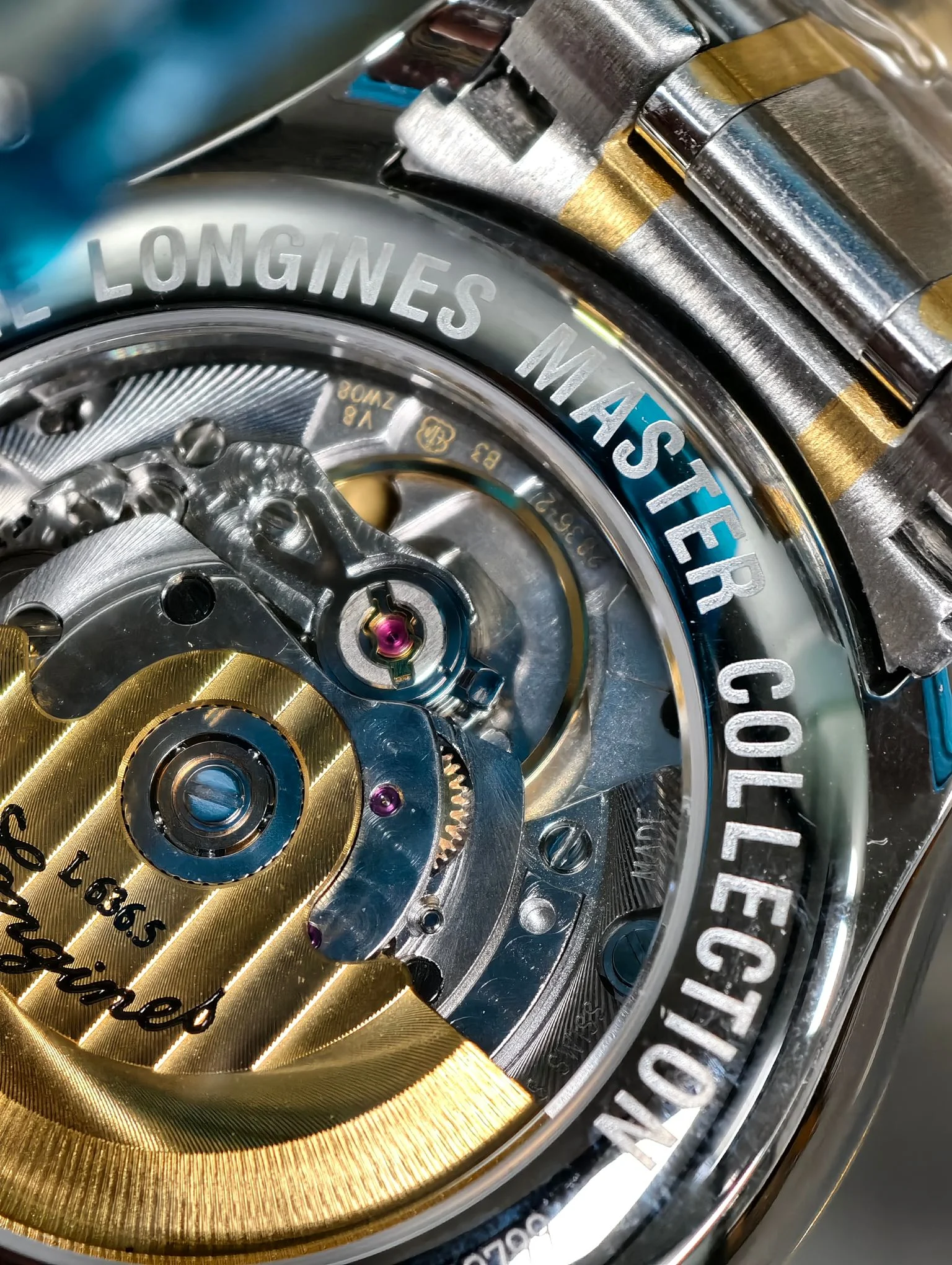 Longines Master Collection — photographed off the sweep