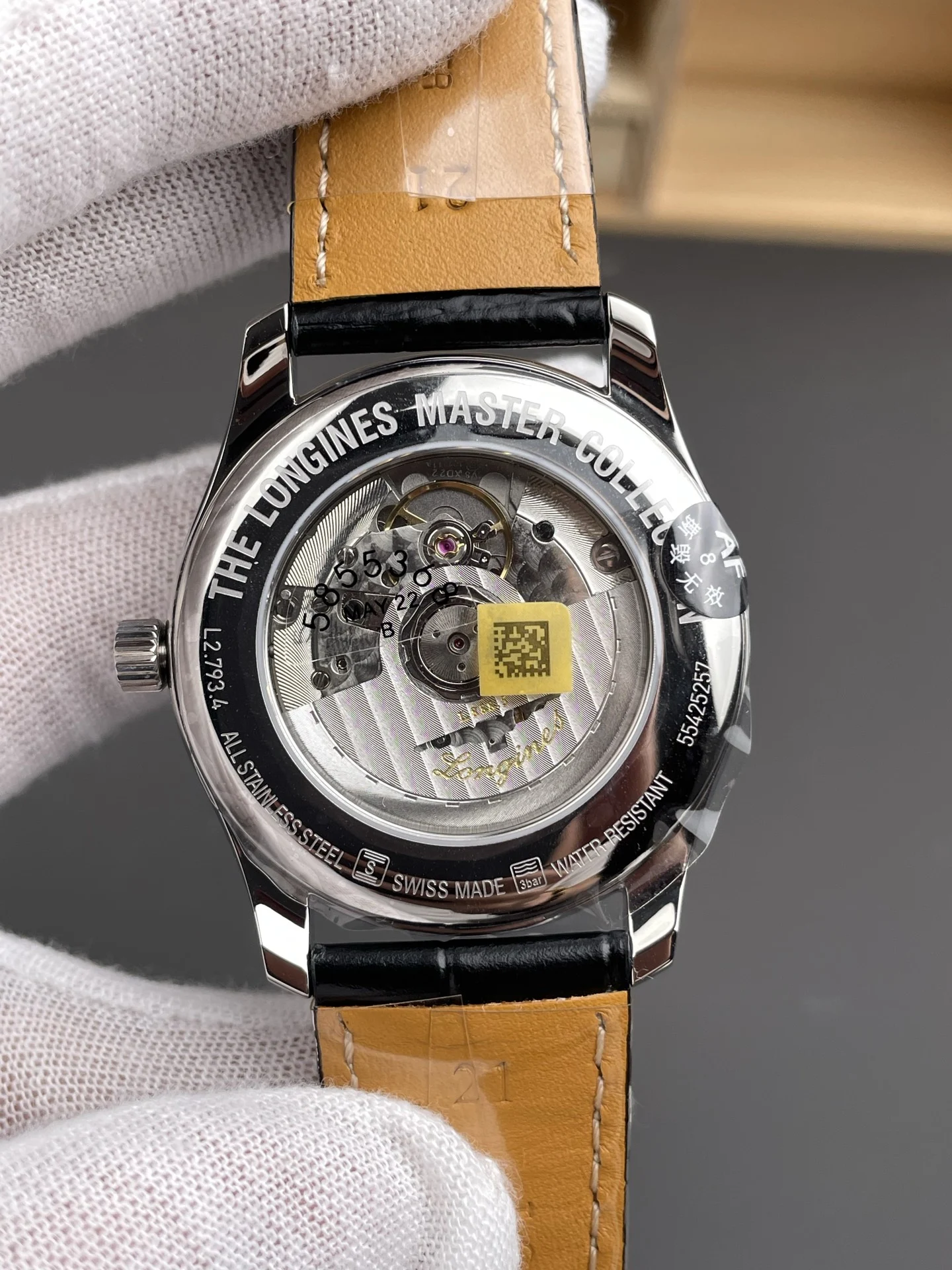 Longines Master Collection 40mm — photographed off the sweep