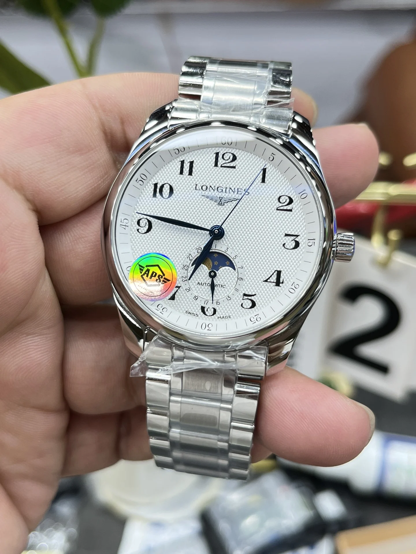 Longines Master Collection 40mm — photographed off the sweep