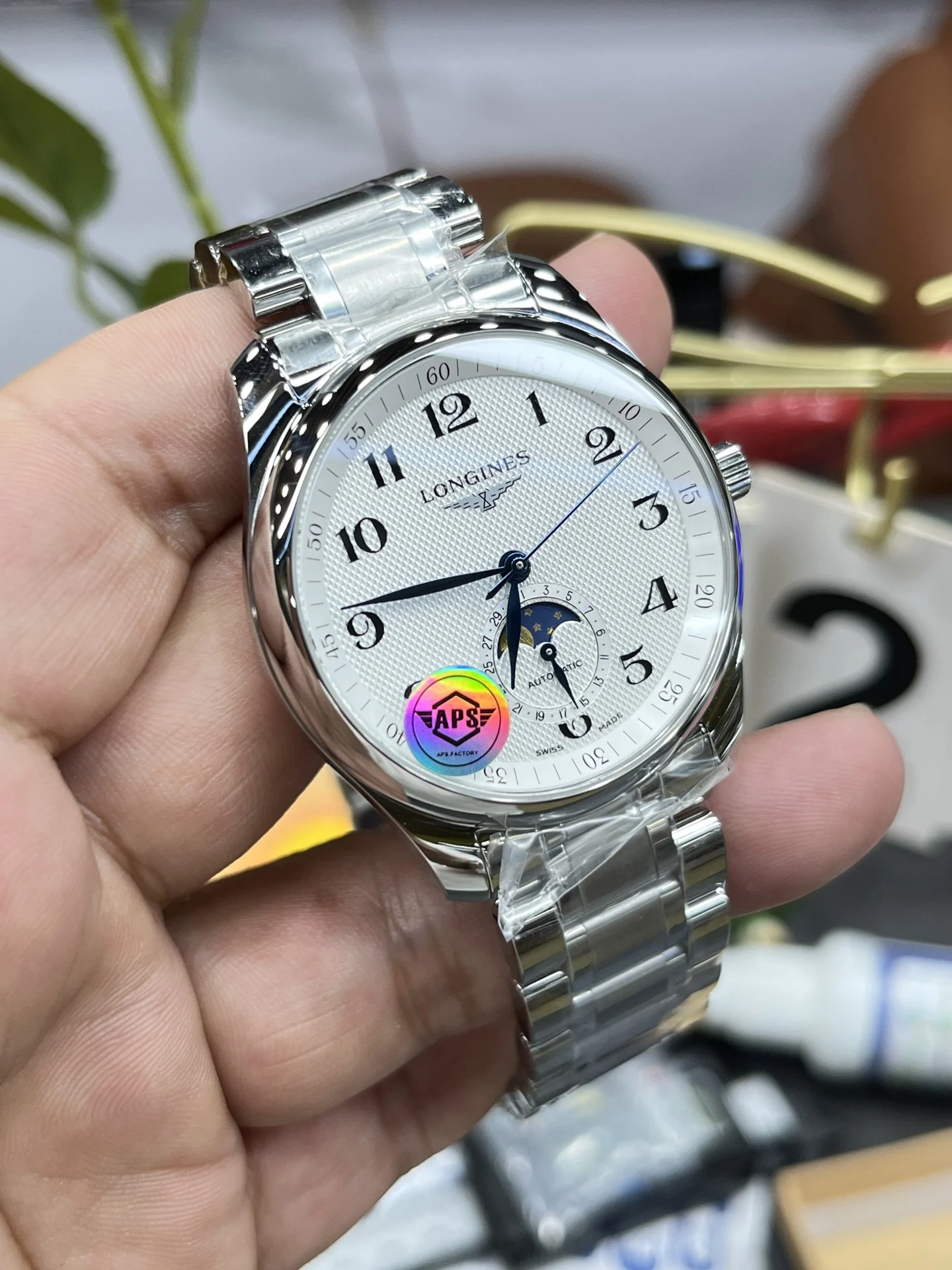 Longines Master Collection 40mm — photographed off the sweep