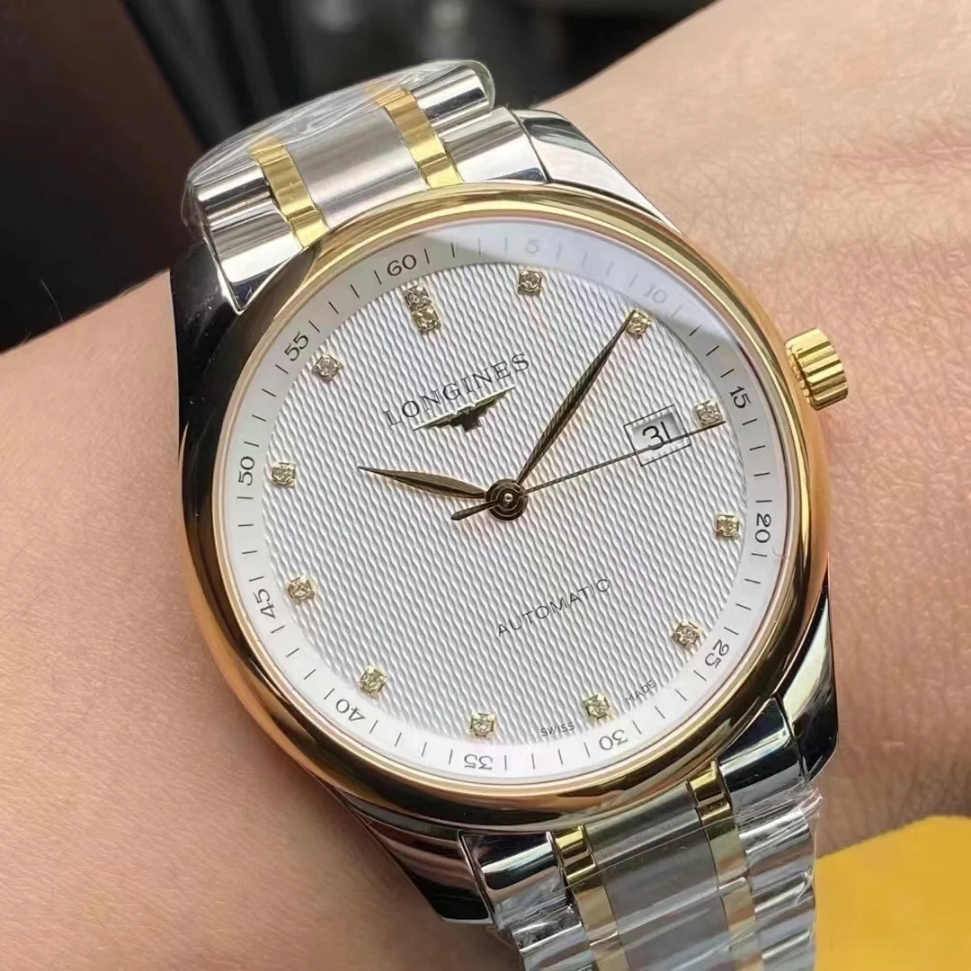 Longines Master Collection 40mm — photographed off the sweep