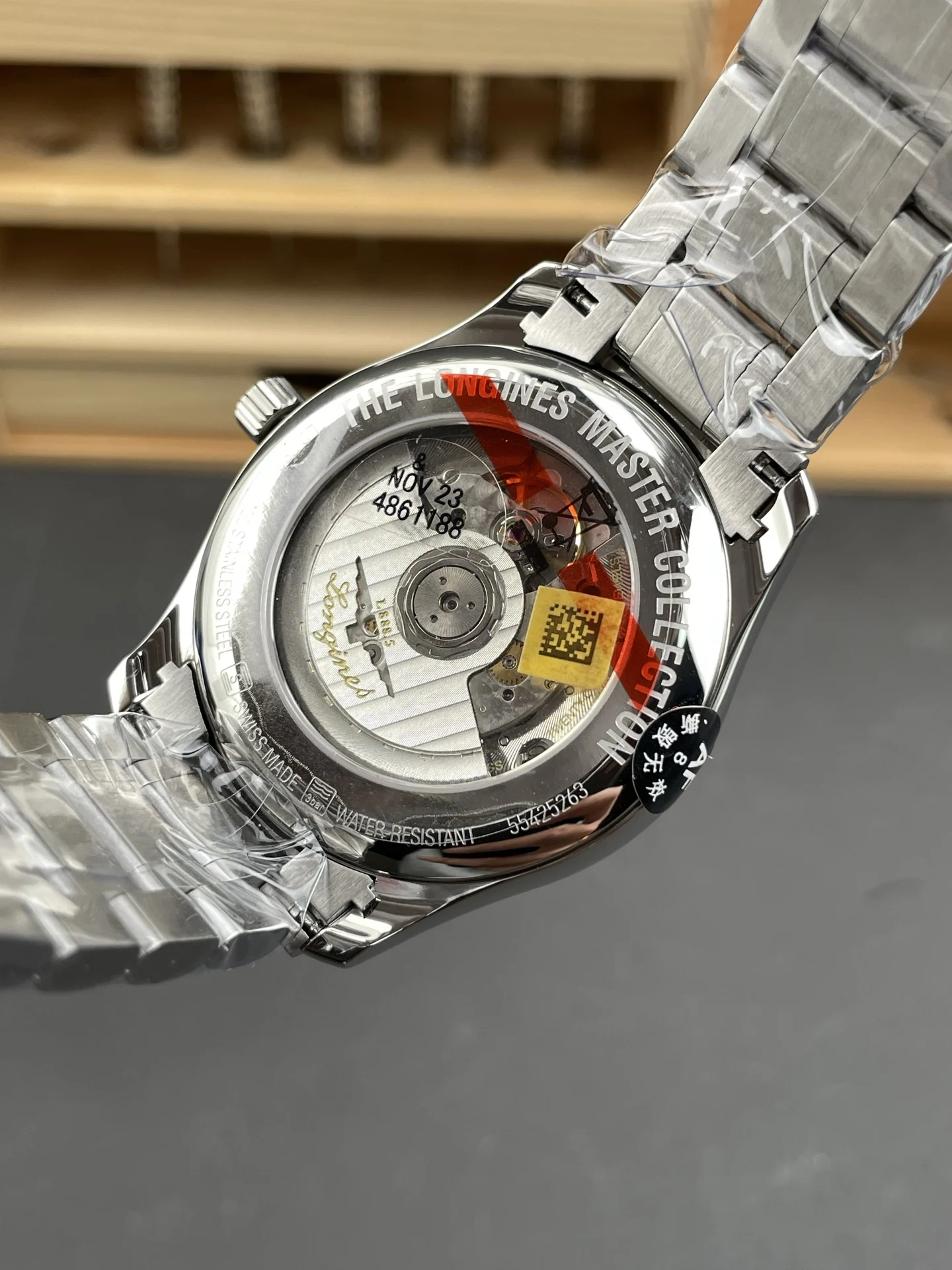 Longines Master Collection 40mm — photographed off the sweep