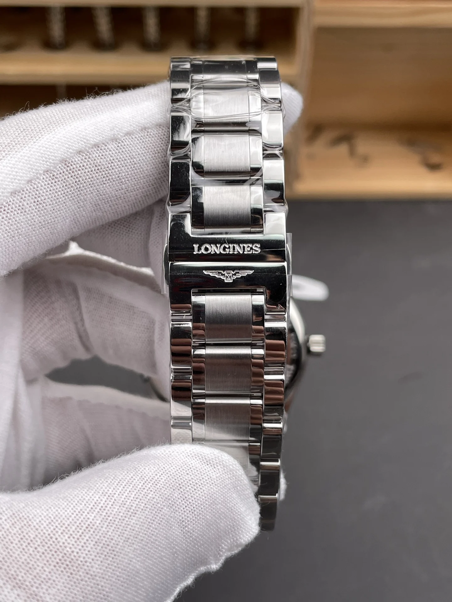 Longines Master Collection 40mm — photographed off the sweep
