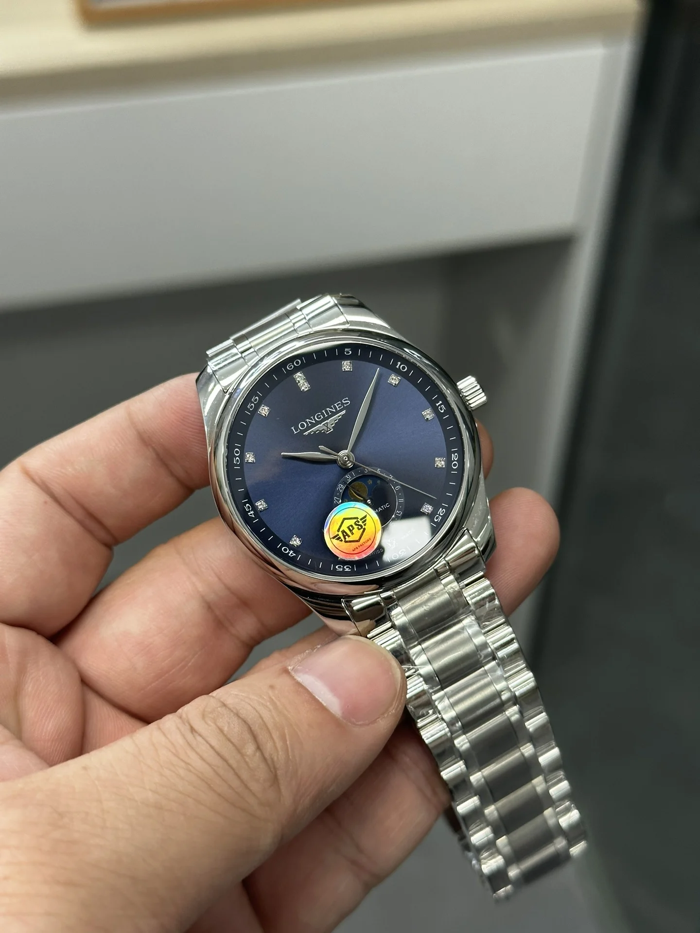 Longines Master Collection — photographed off the sweep
