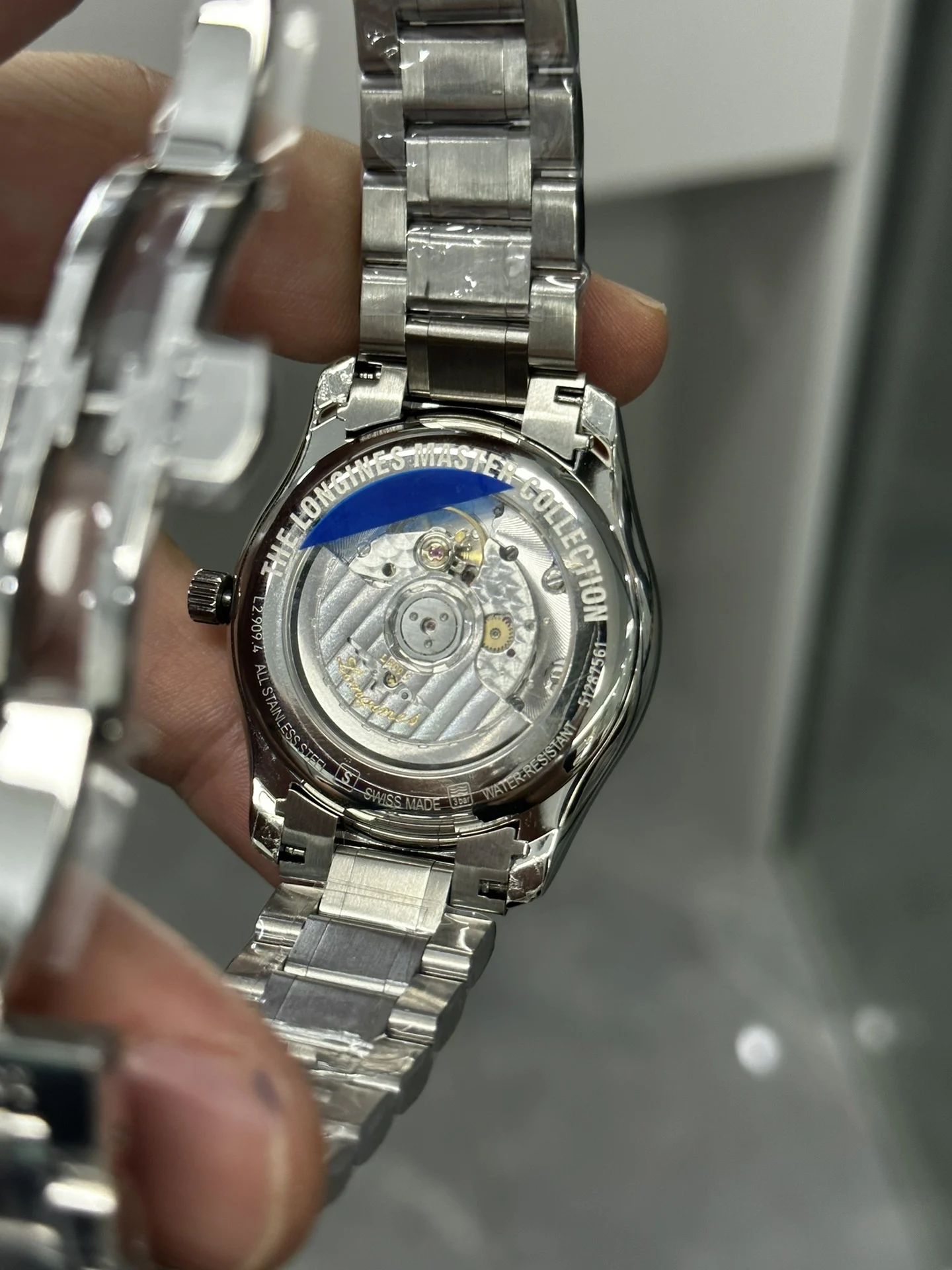 Longines Master Collection — photographed off the sweep