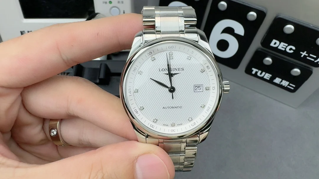 Longines Master Collection — photographed off the sweep