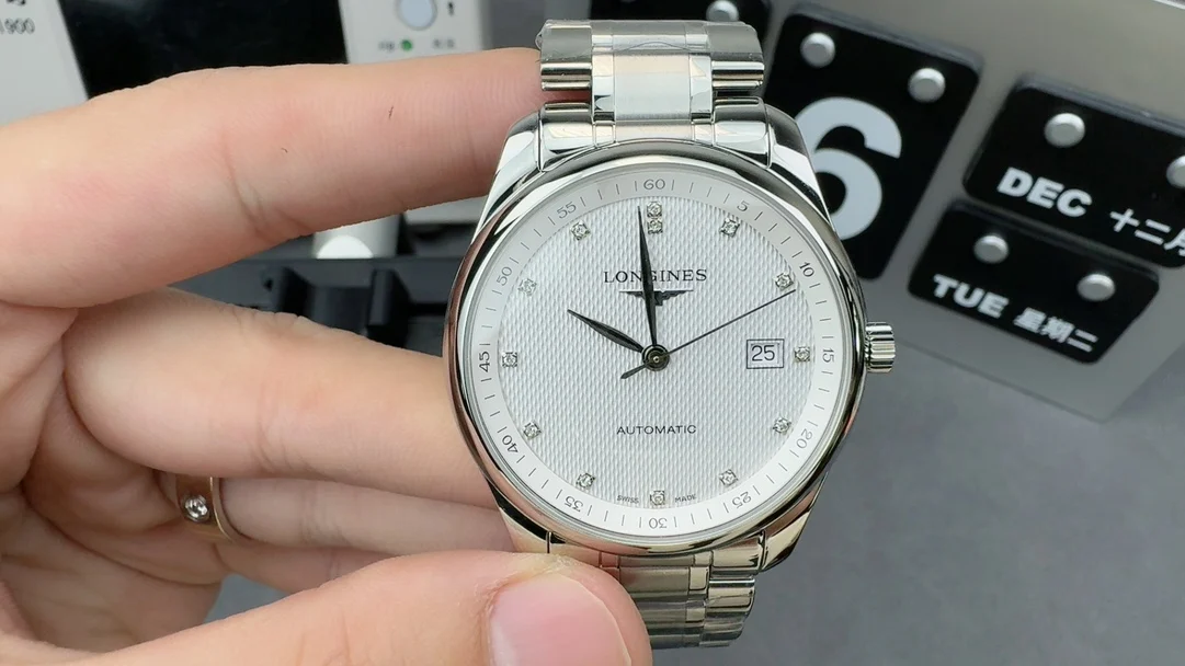 Longines Master Collection — photographed off the sweep