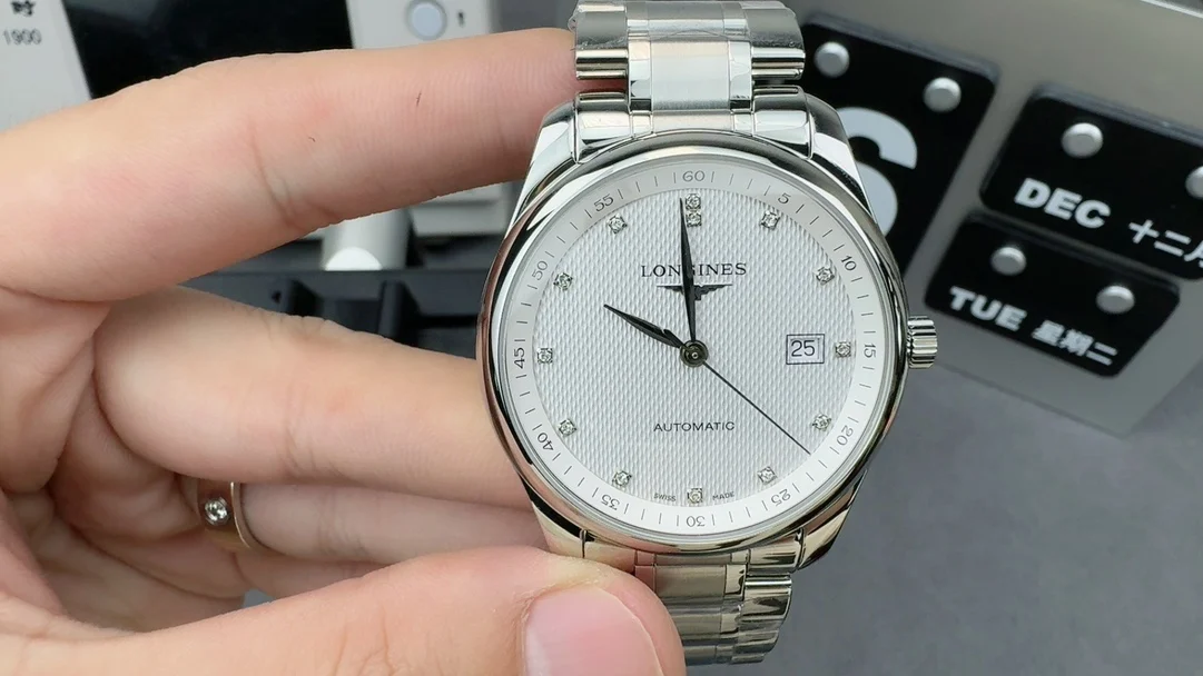 Longines Master Collection — photographed off the sweep