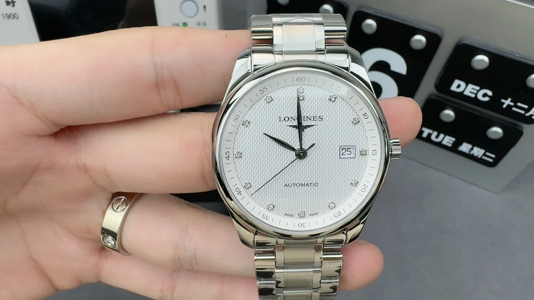 Longines Master Collection — photographed off the sweep