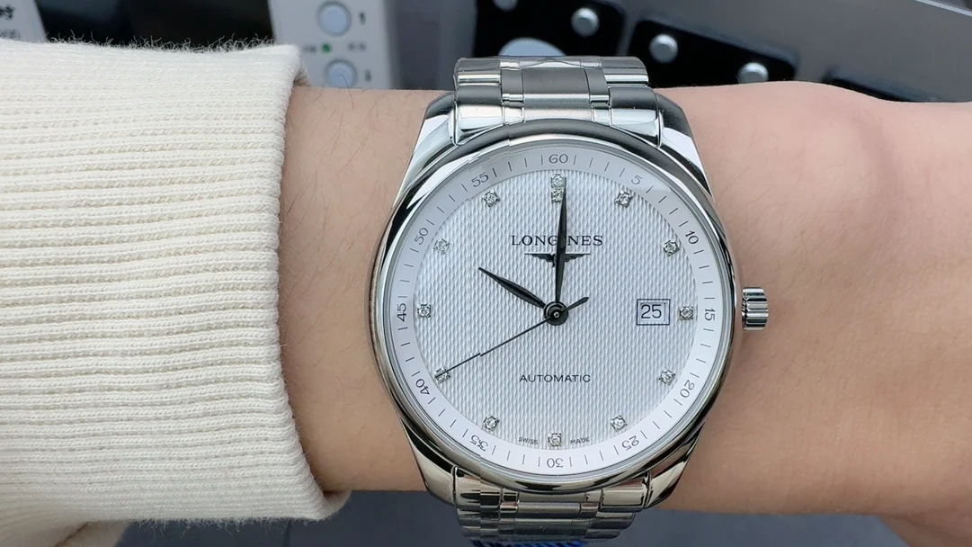 Longines Master Collection — photographed off the sweep