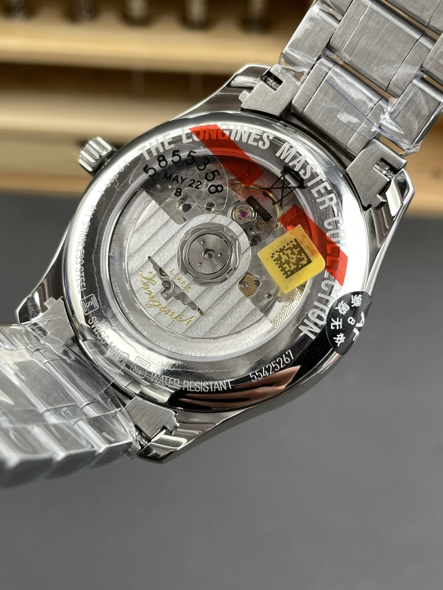 Longines Master Collection Black Dial 40mm — photographed off the sweep