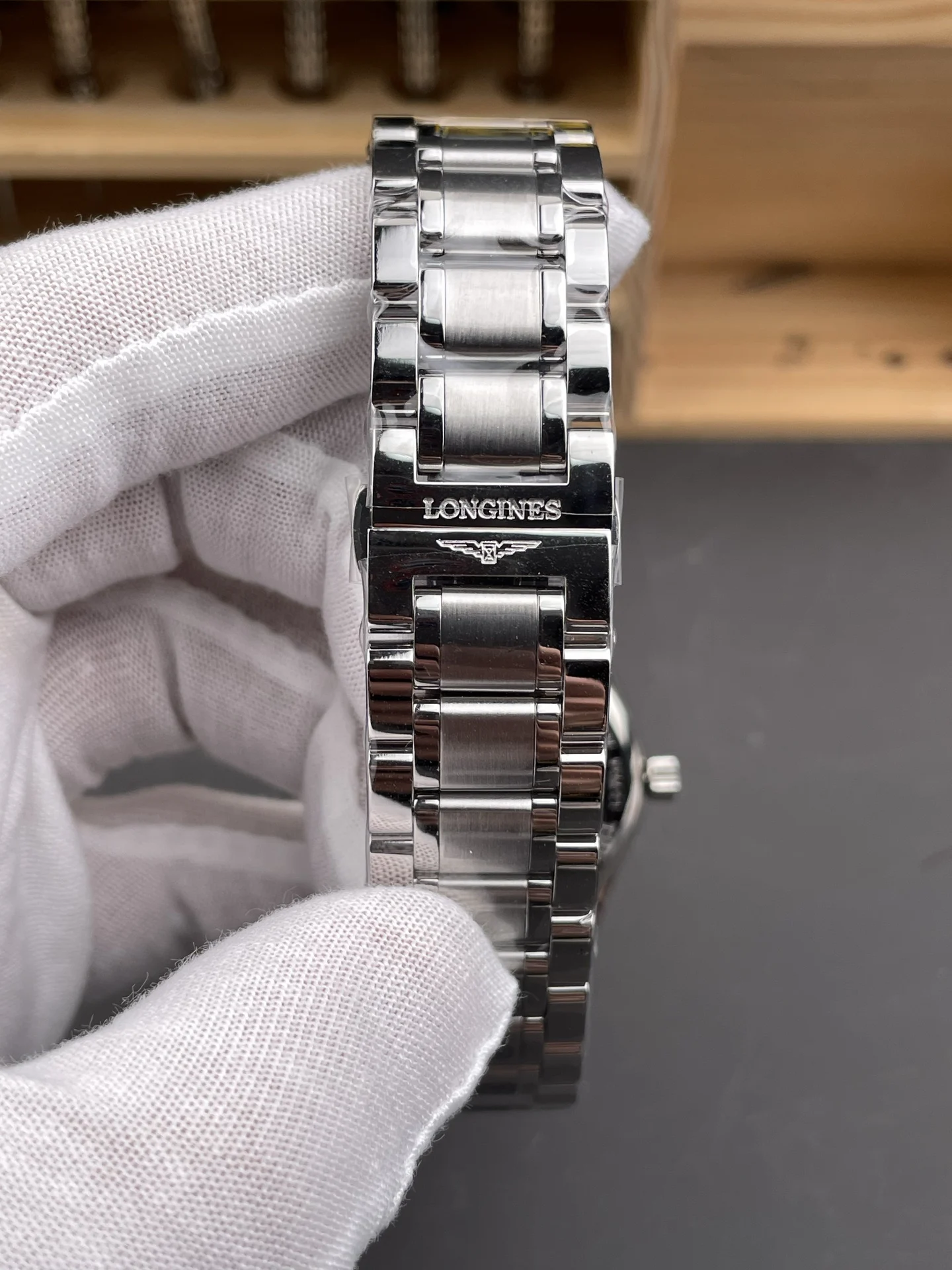 Longines Master Collection Black Dial 40mm — photographed off the sweep