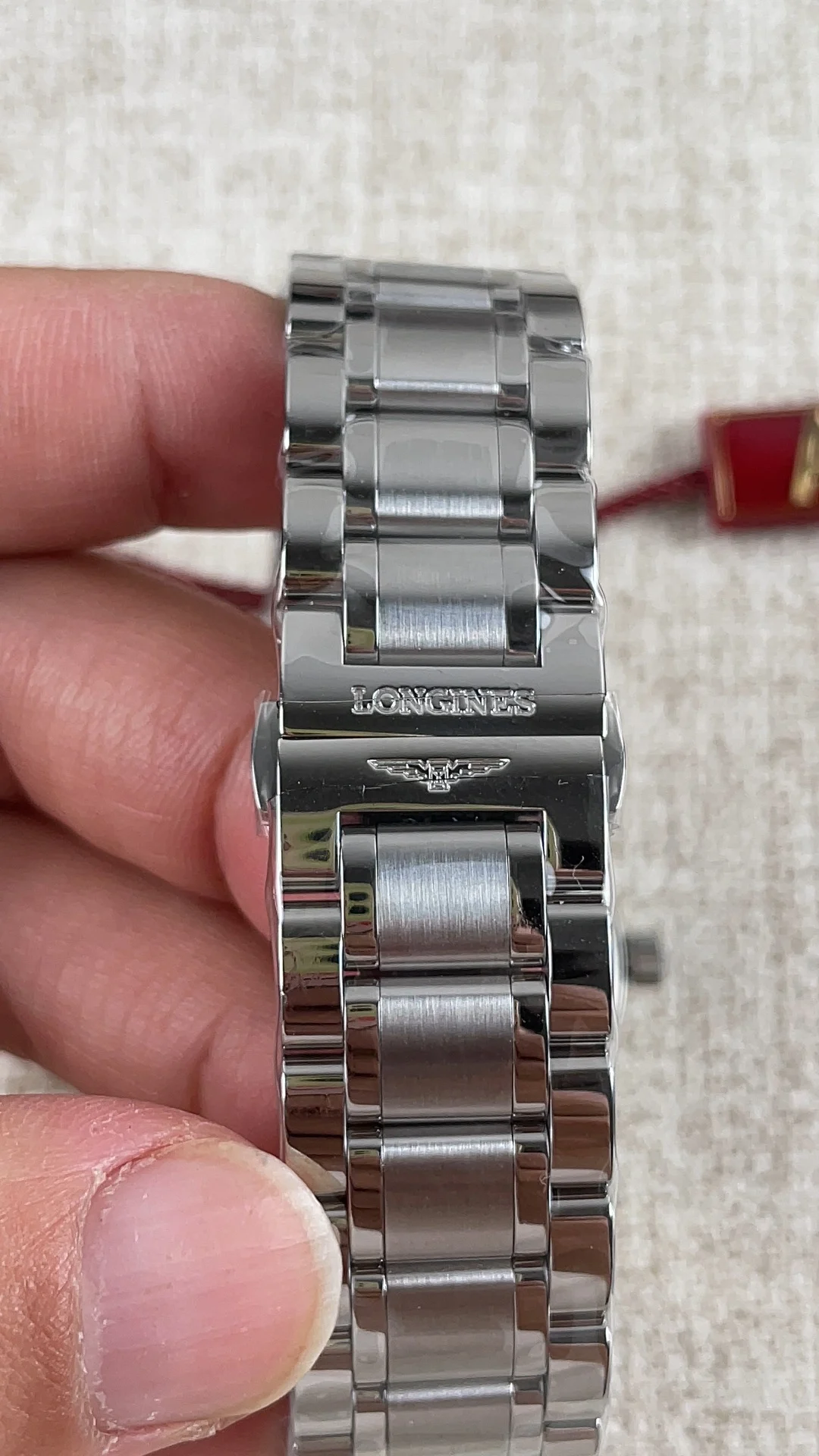 Longines Master Collection Moon Phase 42mm — photographed off the sweep