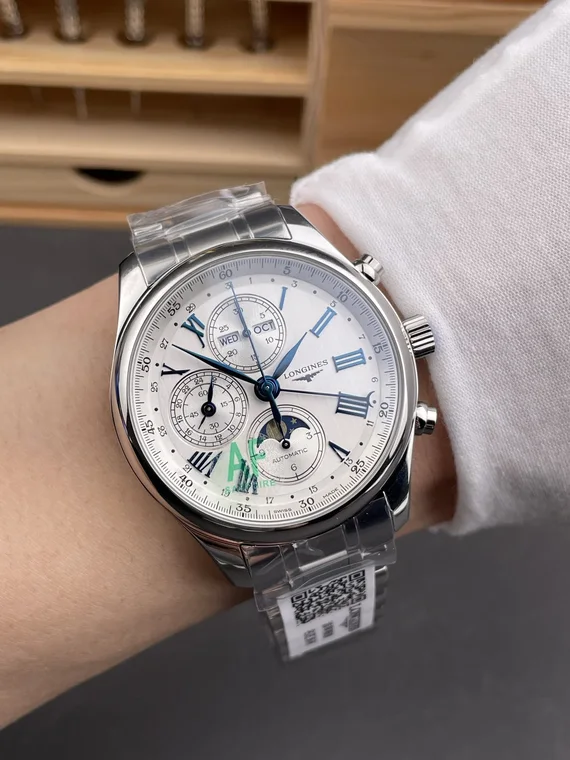 Longines Master Collection Moon Phase Blue Dial 42mm