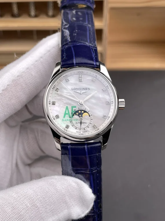Longines Master Collection Moon Phase Diamond-Set 34mm