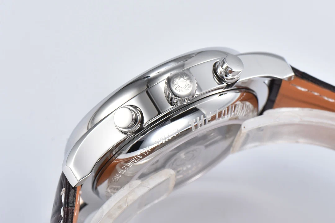 Longines Master Collection Moon Phase Steel 42mm — photographed off the sweep