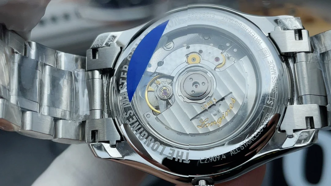 Longines Master Collection Moon Phase — photographed off the sweep