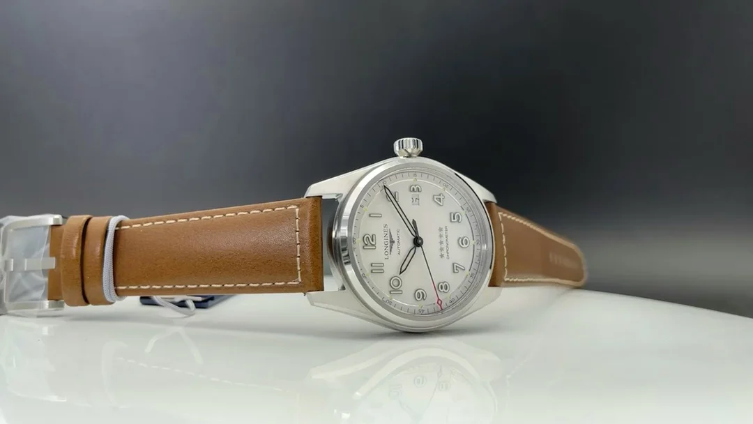 Longines Master Collection Steel Blue Dial 40mm — photographed off the sweep