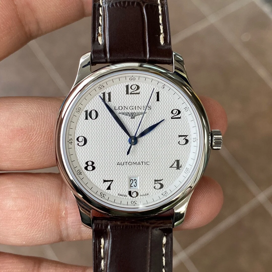 Longines Master Collection Steel Silver Dial 38.5mm — photographed off the sweep