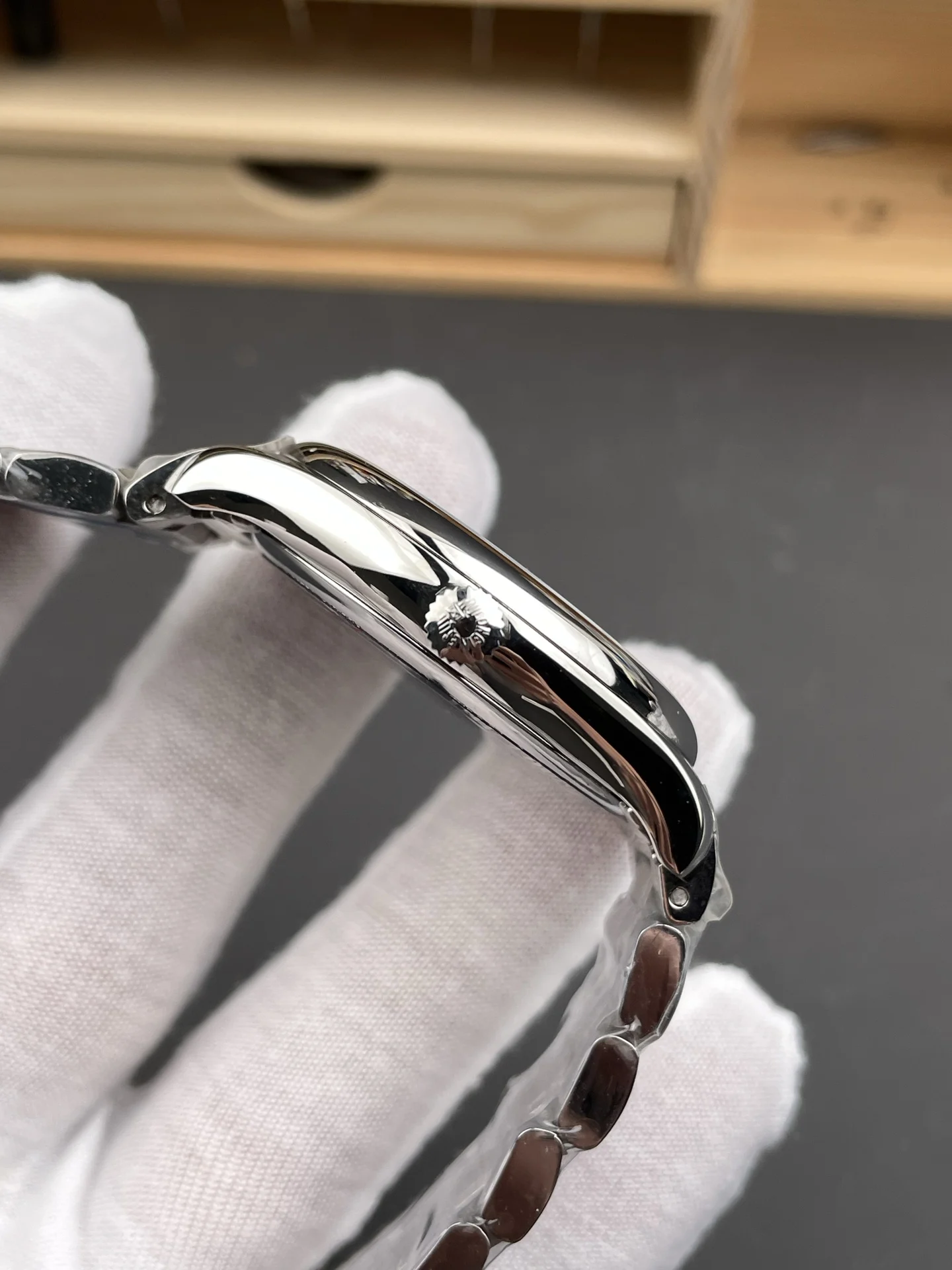 Longines Master Collection White Dial 40mm — photographed off the sweep