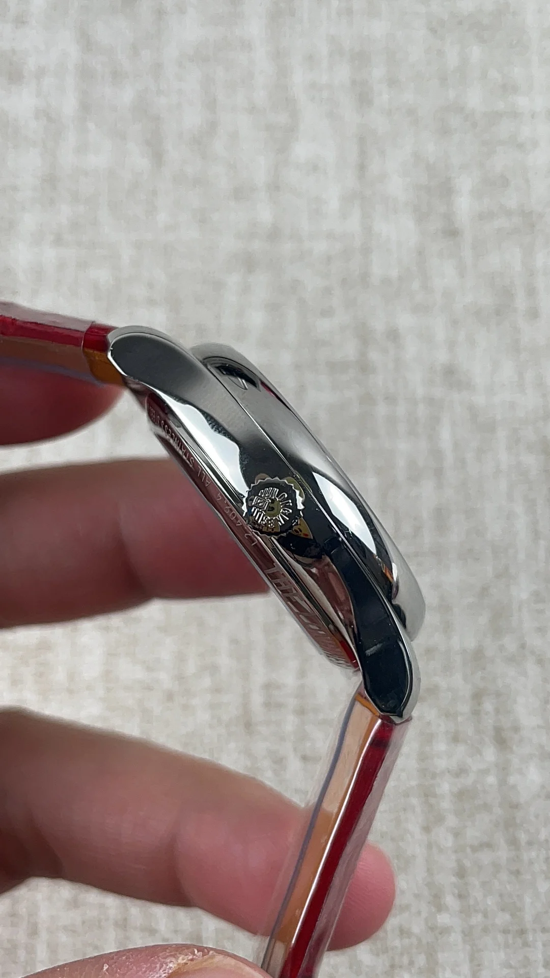 Longines Moon Phase 34mm — photographed off the sweep
