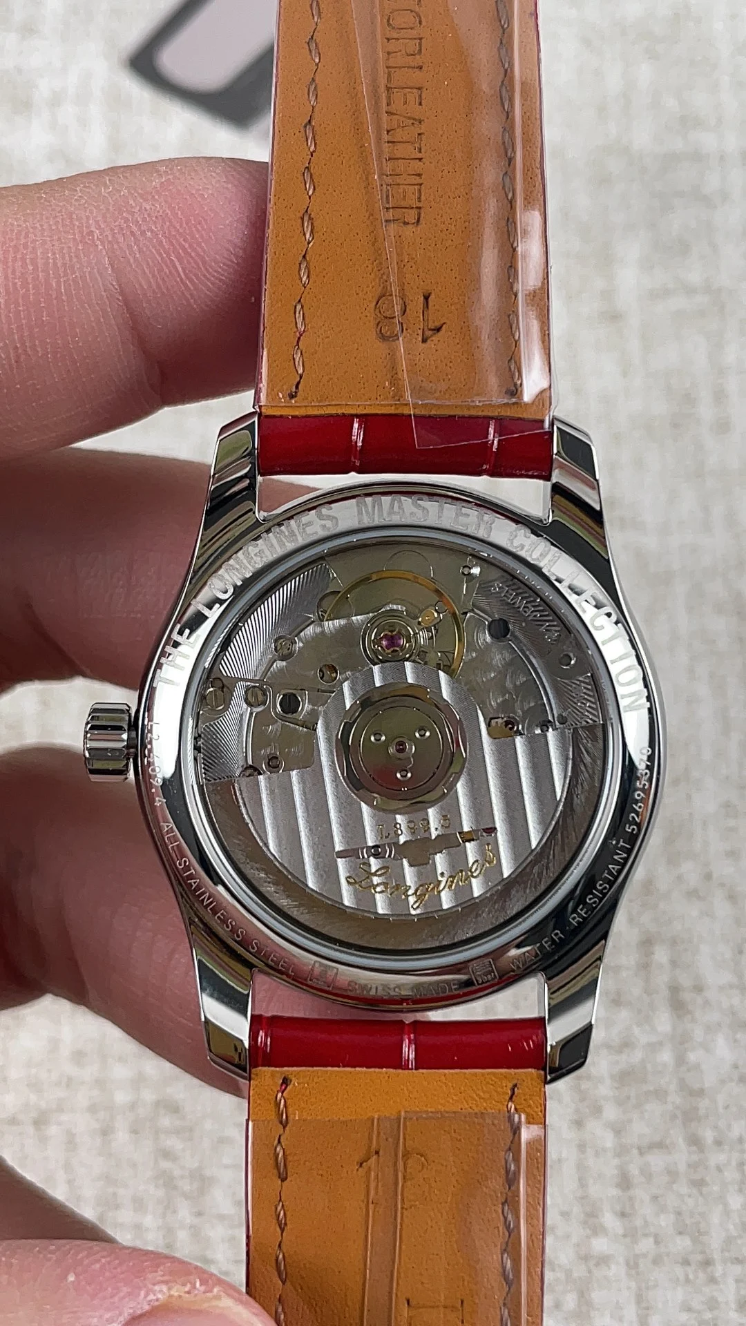 Longines Moon Phase 34mm — photographed off the sweep