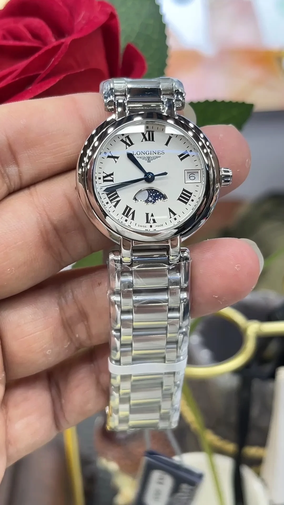 Longines Moon Phase Steel 30.5mm