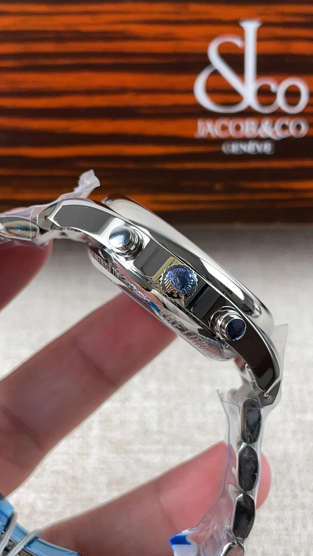 Longines Moon Phase — photographed off the sweep