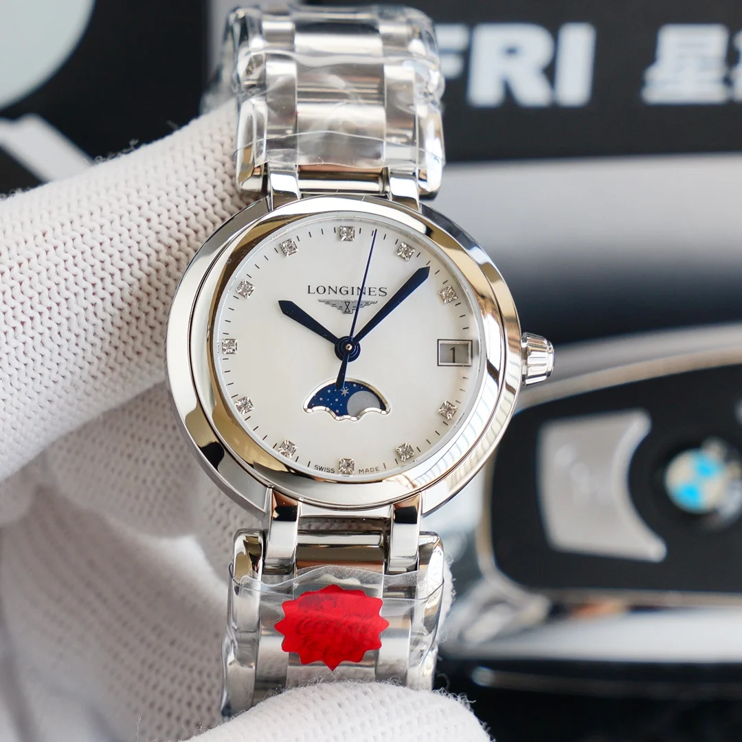 Longines Moonwatch — photographed off the sweep