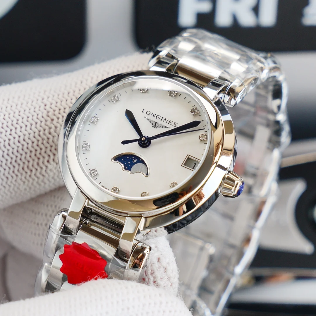 Longines Moonwatch — photographed off the sweep