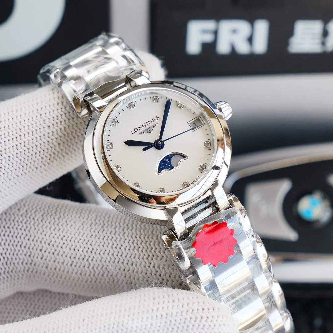 Longines Moonwatch — photographed off the sweep