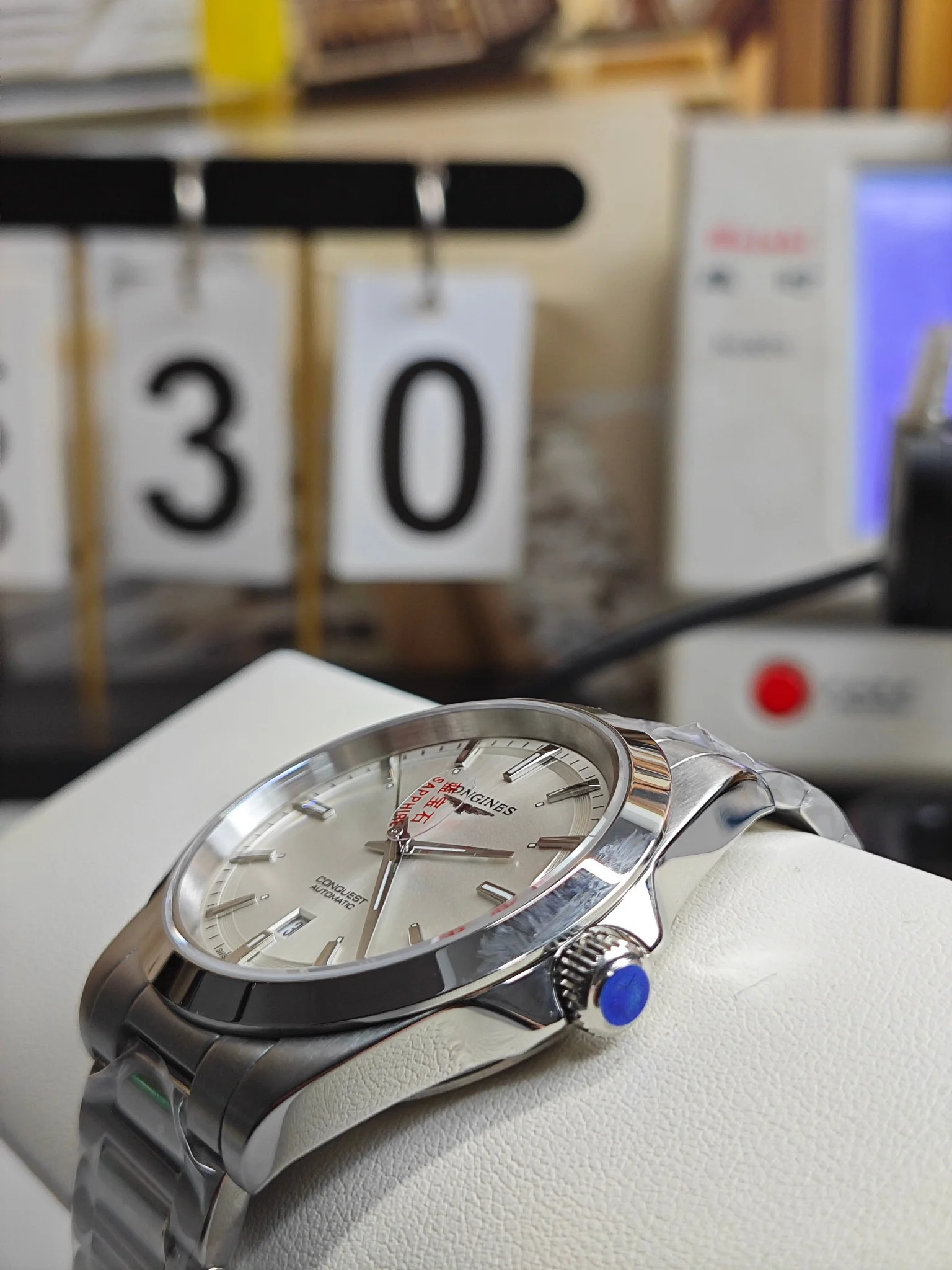 Longines New Products — photographed off the sweep