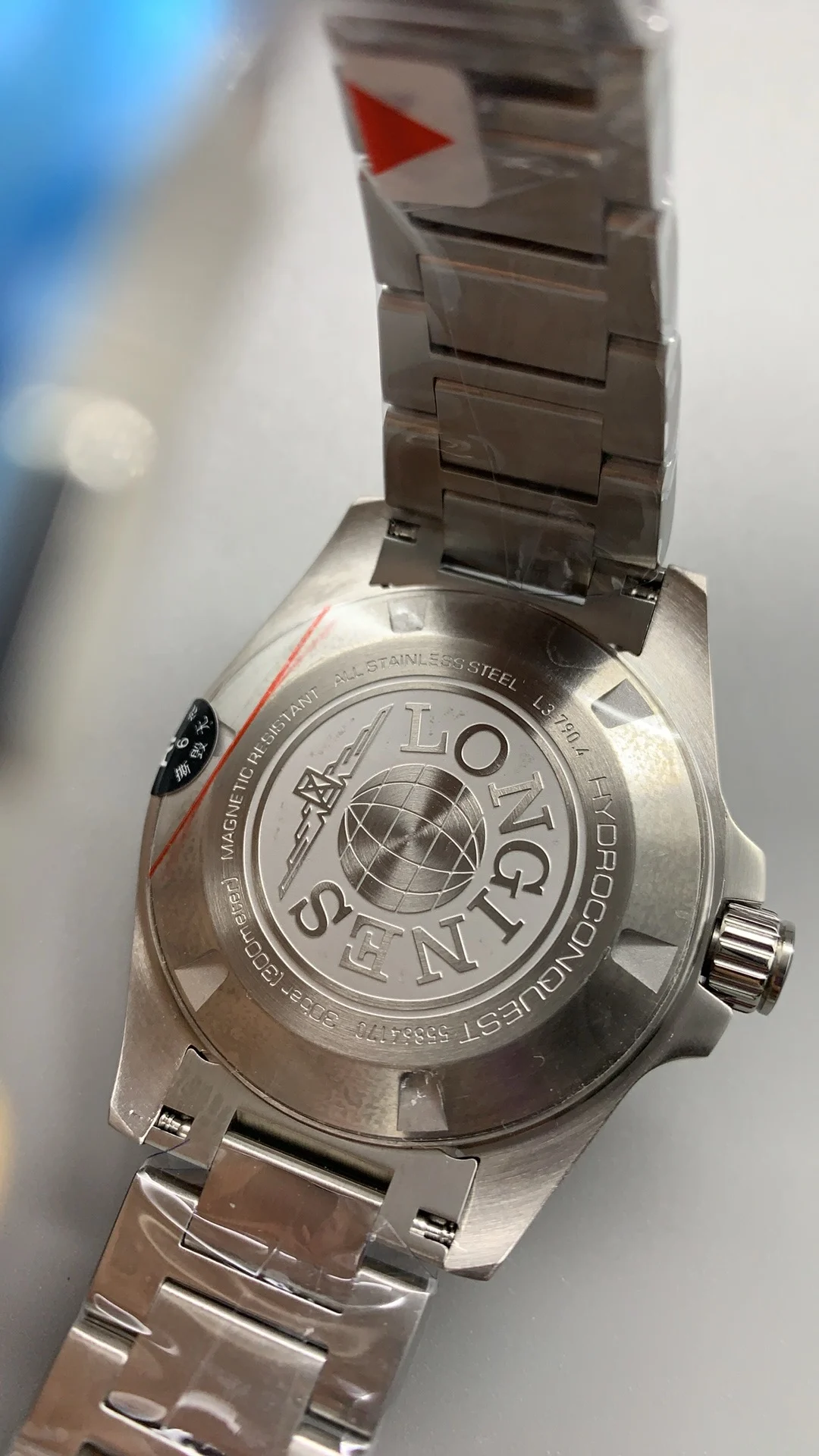 Longines Orange Dial — photographed off the sweep