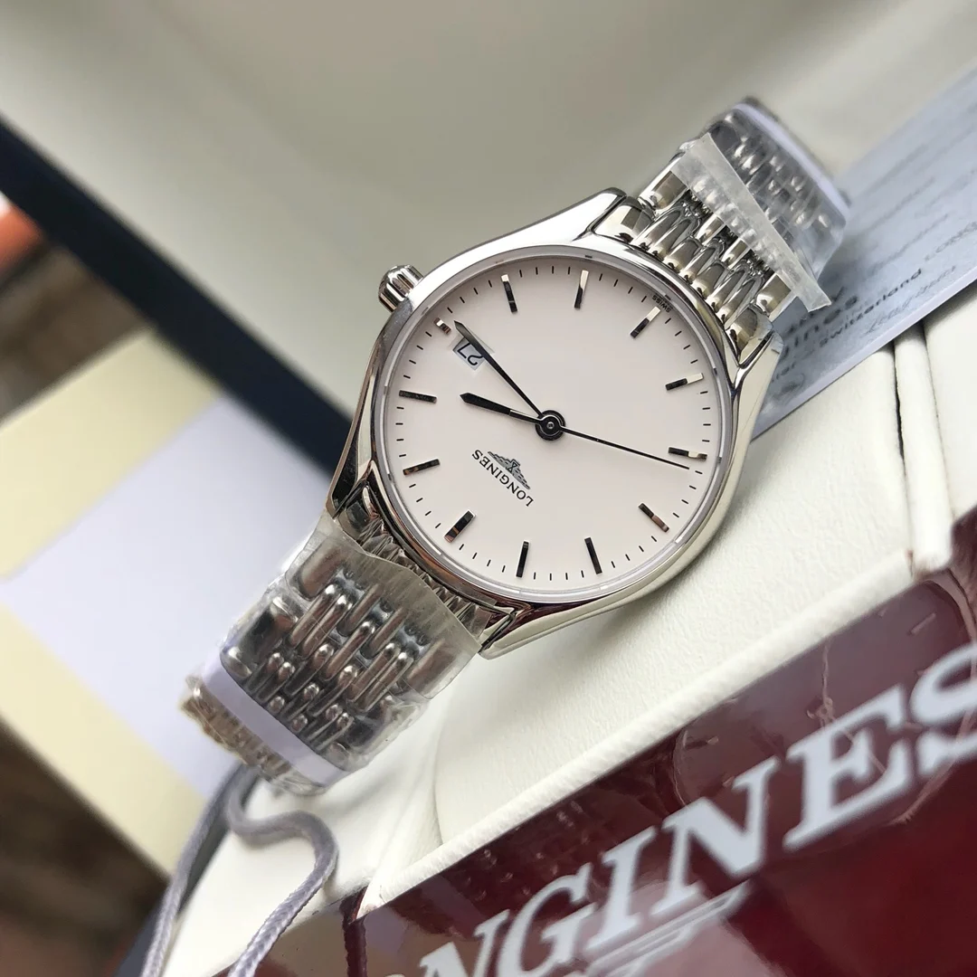 Longines Silver Dial — photographed off the sweep