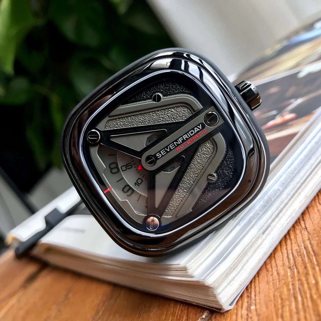 Longines Spirit Black Dial — photographed off the sweep