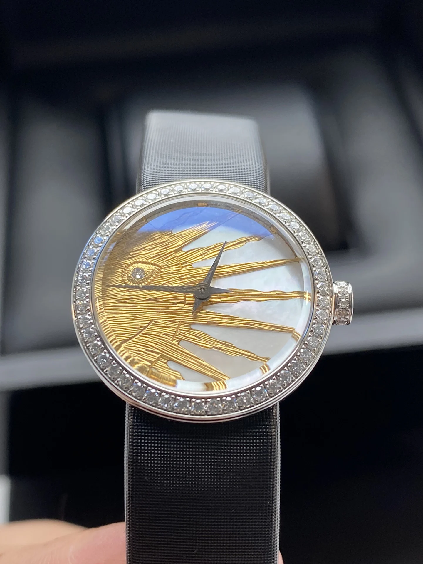 Longines Spirit Rose Gold — photographed off the sweep