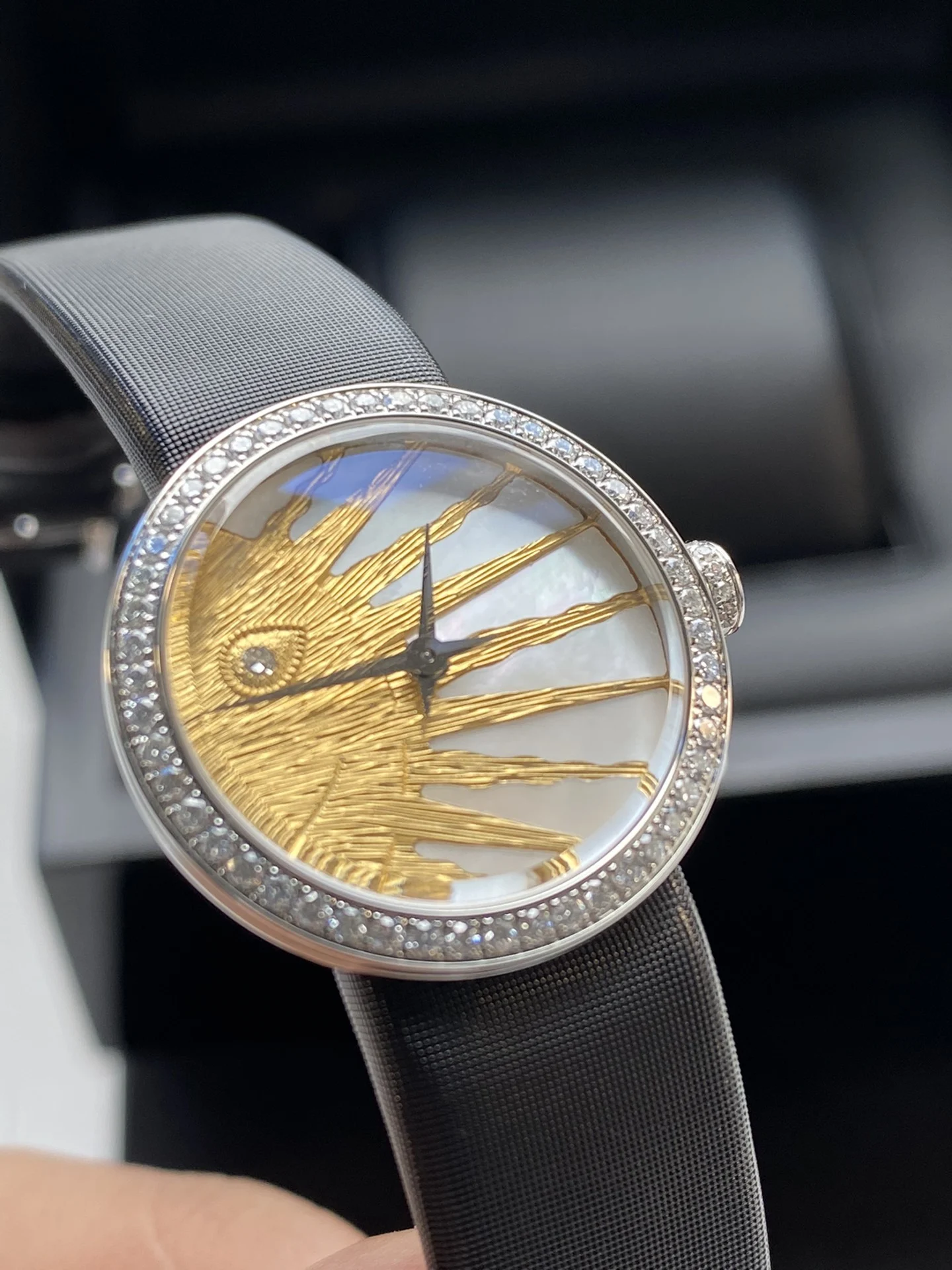 Longines Spirit Rose Gold — photographed off the sweep