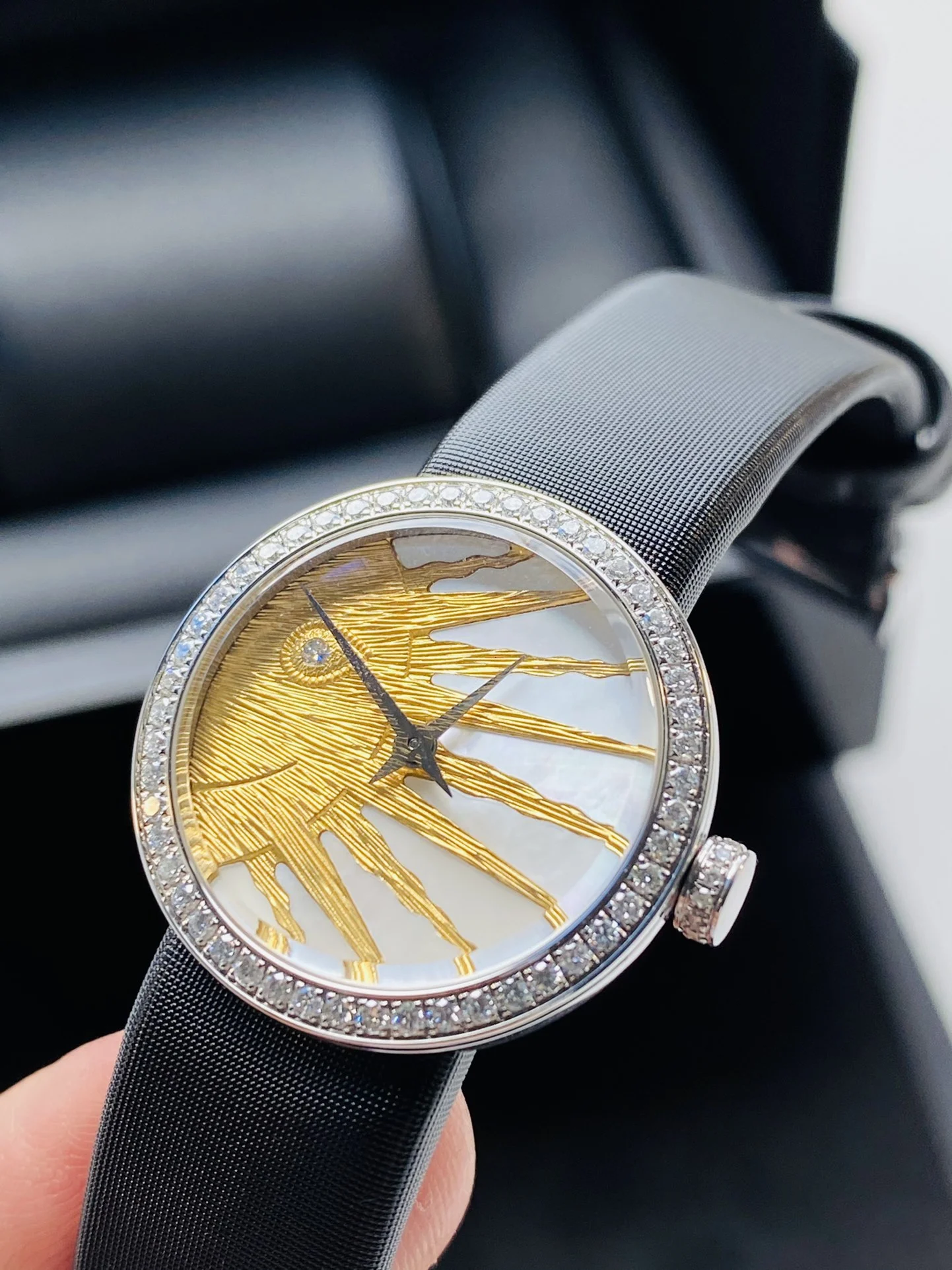 Longines Spirit Rose Gold — photographed off the sweep