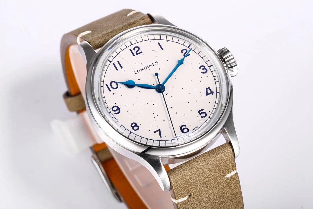 Longines Spirit Steel Green Dial 38.5mm — photographed off the sweep